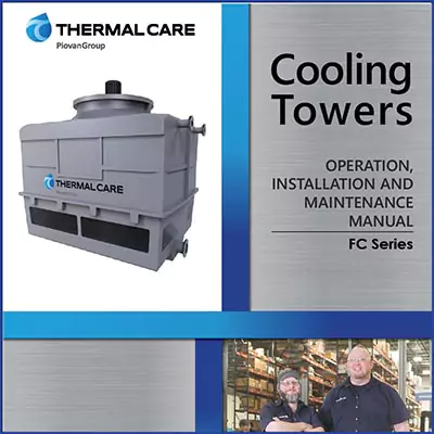 FC fiberglass cooling towers 100 to 240 ton